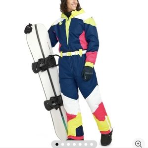 NWT Tipsy Elves Men's Neon Knockout Snow Suit